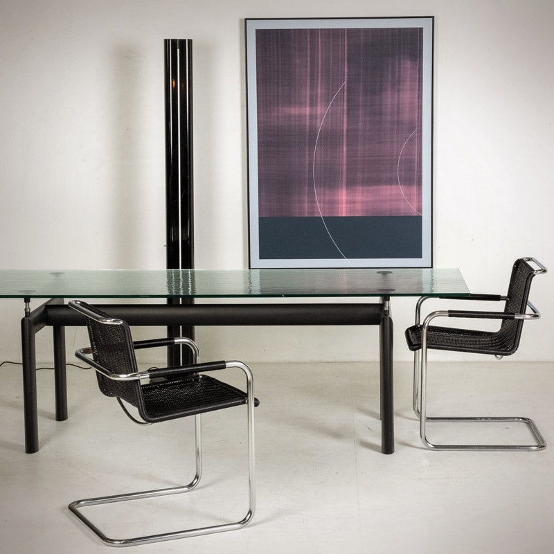Mesa LC6 Comedor Base Negra